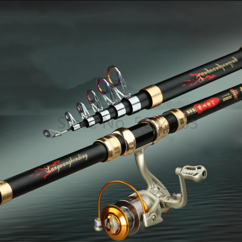 2,7 m, 3,6 m, 3,9 m, 4,5 m caña de pescar giratoria portátil telescópica TBoaravel Sea T Rock caña de pescar distancia lanzamiento cañas de pescar - imagen 4