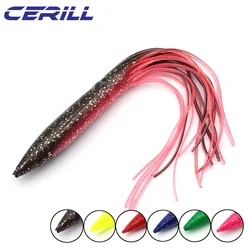 Señuelo swimbait de pulpo colores silicona para pesca marina