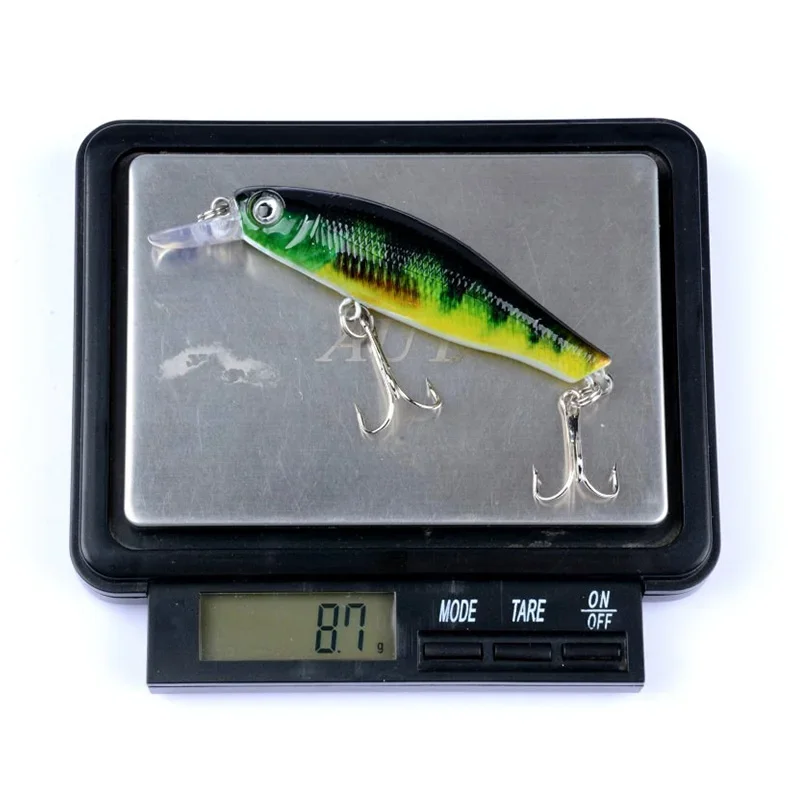 Señuelo de pesca de pececillo láser, 8,5 cm, 8,5g, manivela Wobblers, Peche Bass Isca, cebo Artificial pintado de plástico duro, aparejos de curricán, 1 ud. - imagen 3