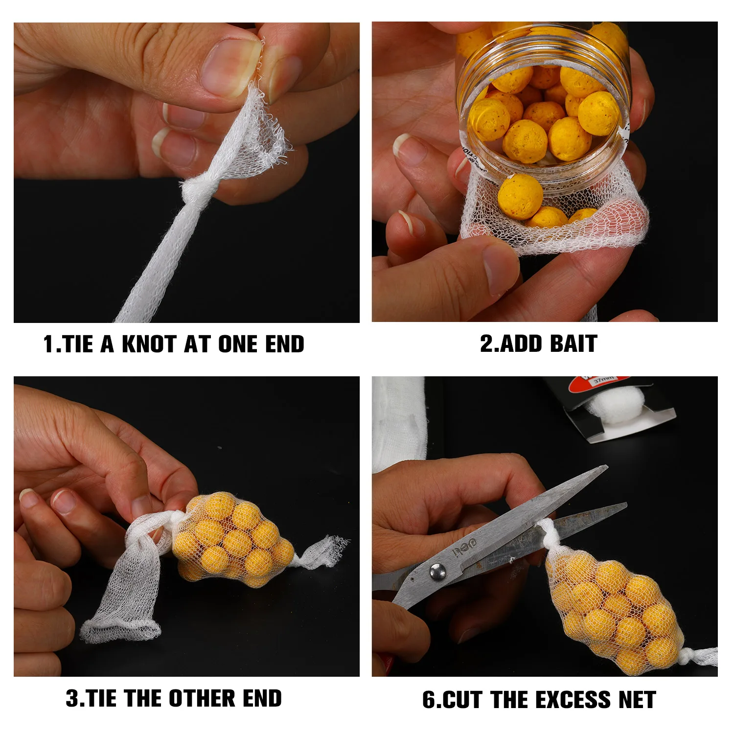 Sougayilang Red PVA soluble para pesca de carpa y cebado rápido - imagen 5