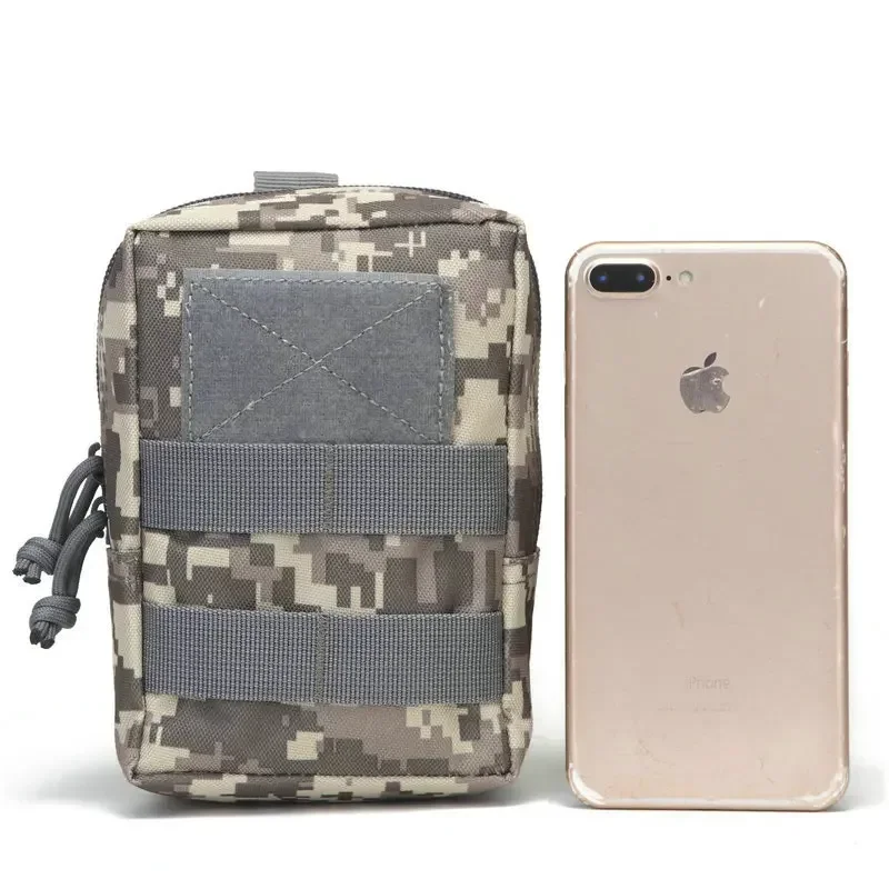 Bolsa Molle de utilidad EDC para herramientas, paquete de cintura para exteriores, funda para teléfono, soporte para Camping, senderismo, accesorios de caza, chaleco Mag - imagen 5