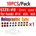 Size 8 Holo Eyes