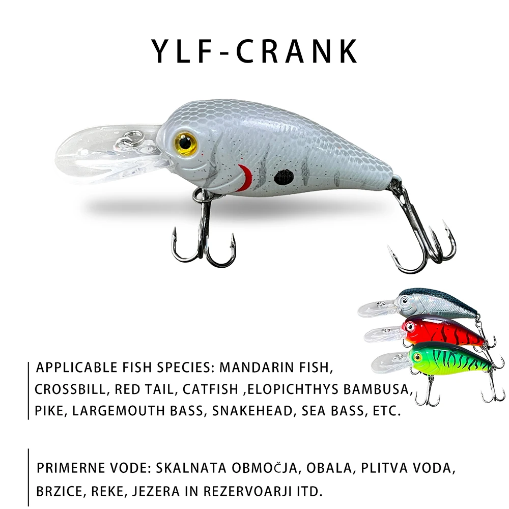 Nuevo Juego de Señuelos de Pesca Crankbait, 4 Uds., 7,5 cm, 8,7g, Wobbler Topwater, cebo duro Artificial, Swimbait, Lucio, perca, aparejos Jerkbait - imagen 3