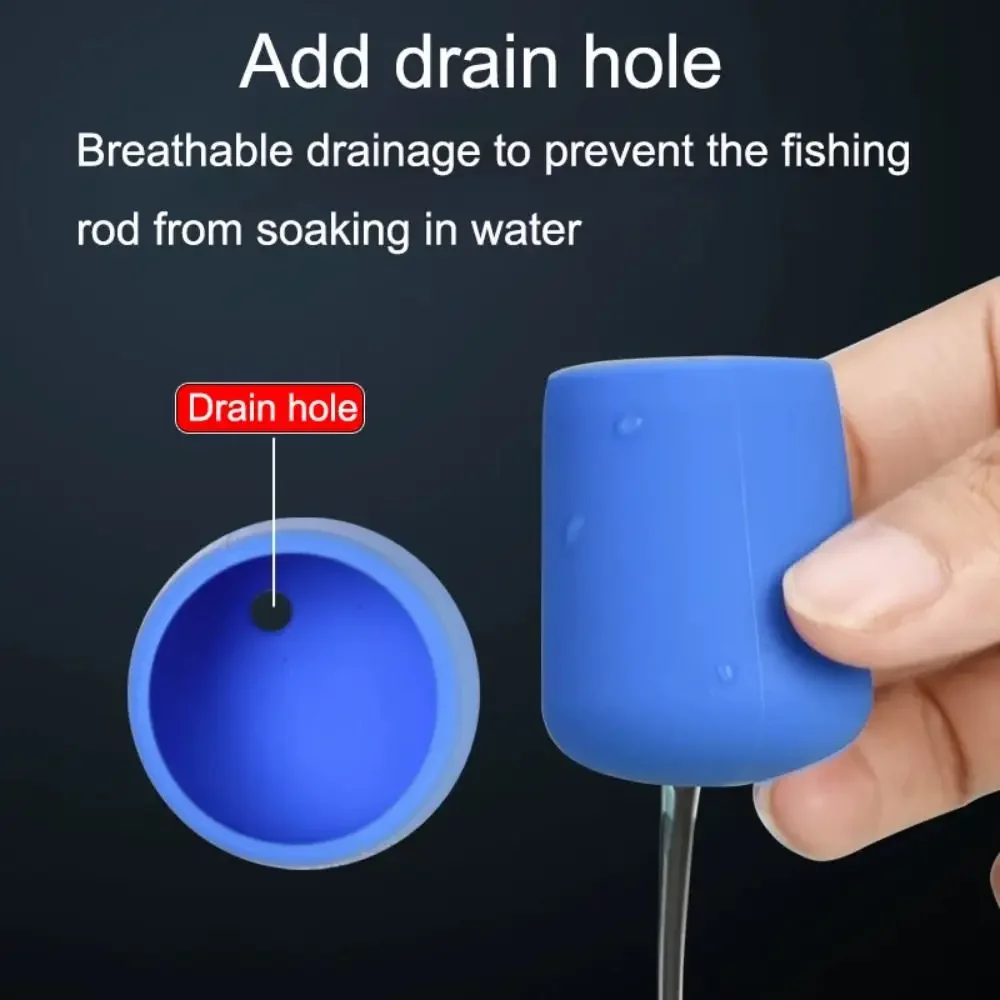 Protector punta caña pesca silicona – Funda accesorios y recambios - imagen 2