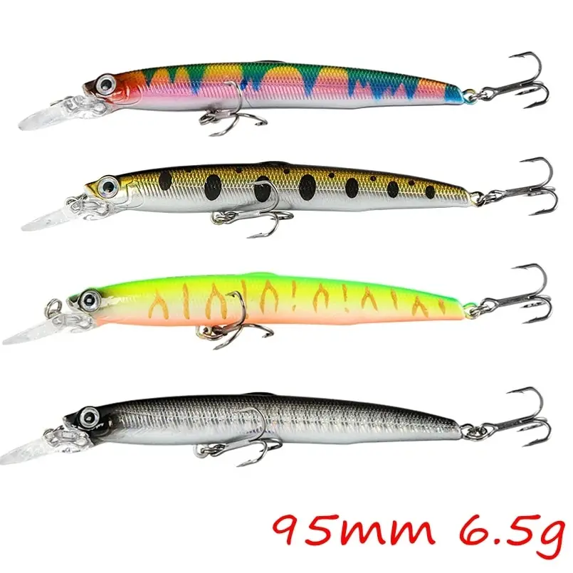 Suspending Minnow Wobbler – Señuelo de fundición larga para lubina