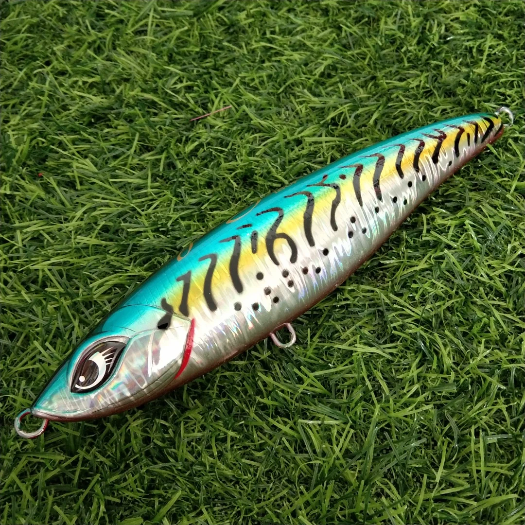 Noeby, 1 unidad, 18cm, 76g, señuelo de pesca, cebo tipo lápiz flotante, Stickbait, Asturias Wobbler, señuelos Topwater para lubina - imagen 3