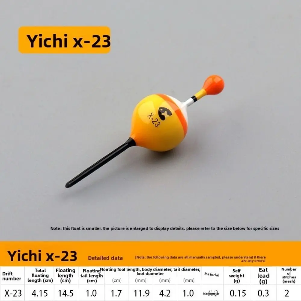 2 uds nuevos Mini flotadores de pesca mano de obra boya de pesca en el mar pesca en roca flotadores de agua dulce de doble propósito accesorio de pesca en hielo - imagen 3