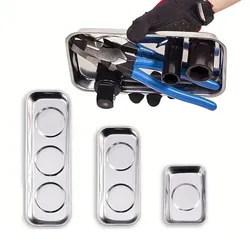 Bandeja magnética inoxidable para accesorios y herramientas de pesca