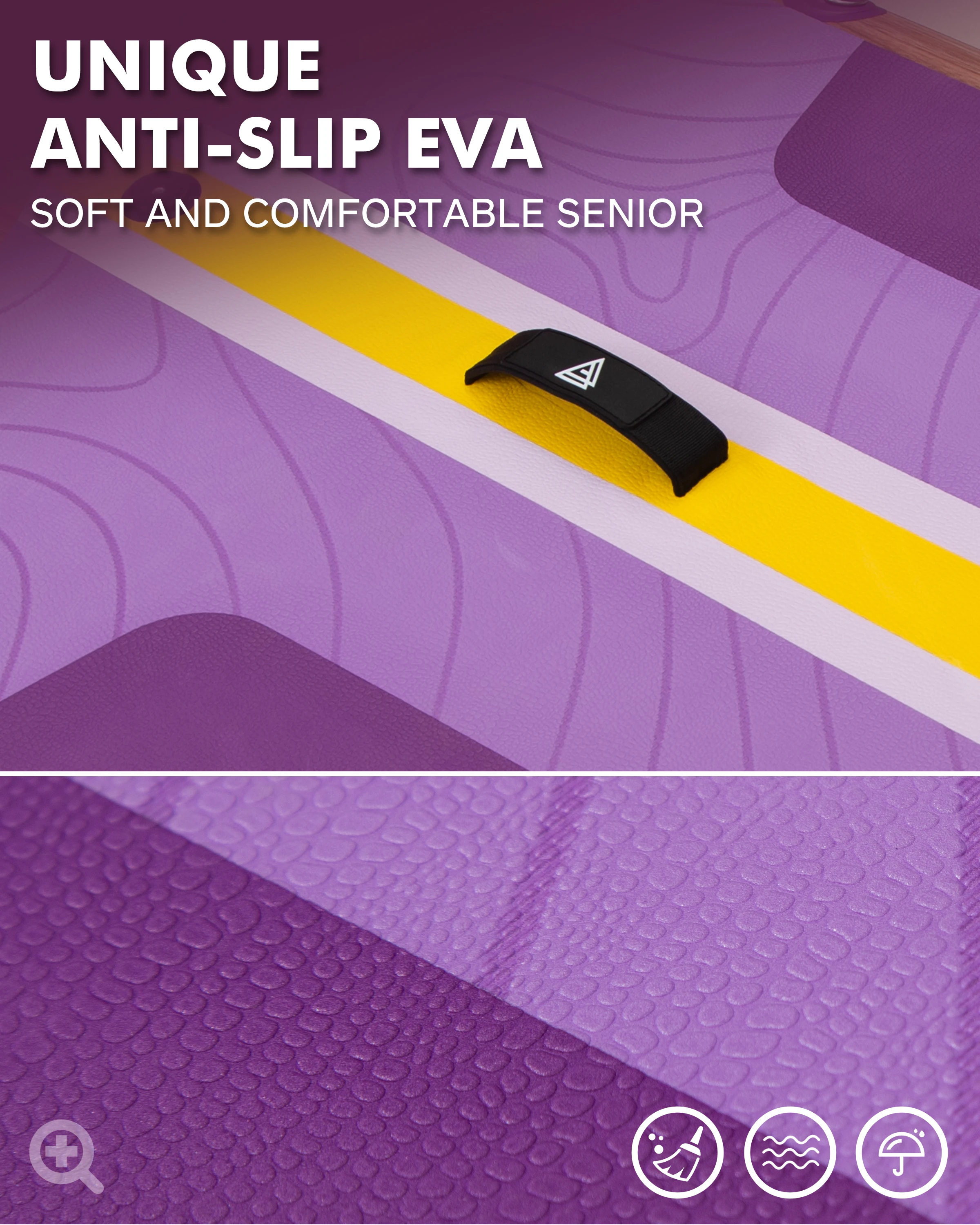 Tabla de Paddle inflable Extra ancha impermeable Myboat WETARE 11'6 ''x 35'' x 6'' pesca acuática de estilo de pie para adultos con accesorios - imagen 3