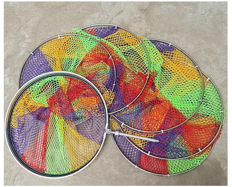 Lawaia-Red de protección para peces tejida a mano, bolsa de pesca de secado rápido, malla pequeña - imagen 5