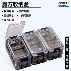Caja de pesca modular impermeable ECOFT – Cubo Rubik organizador