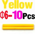 6 mm 10 piezas amarillo