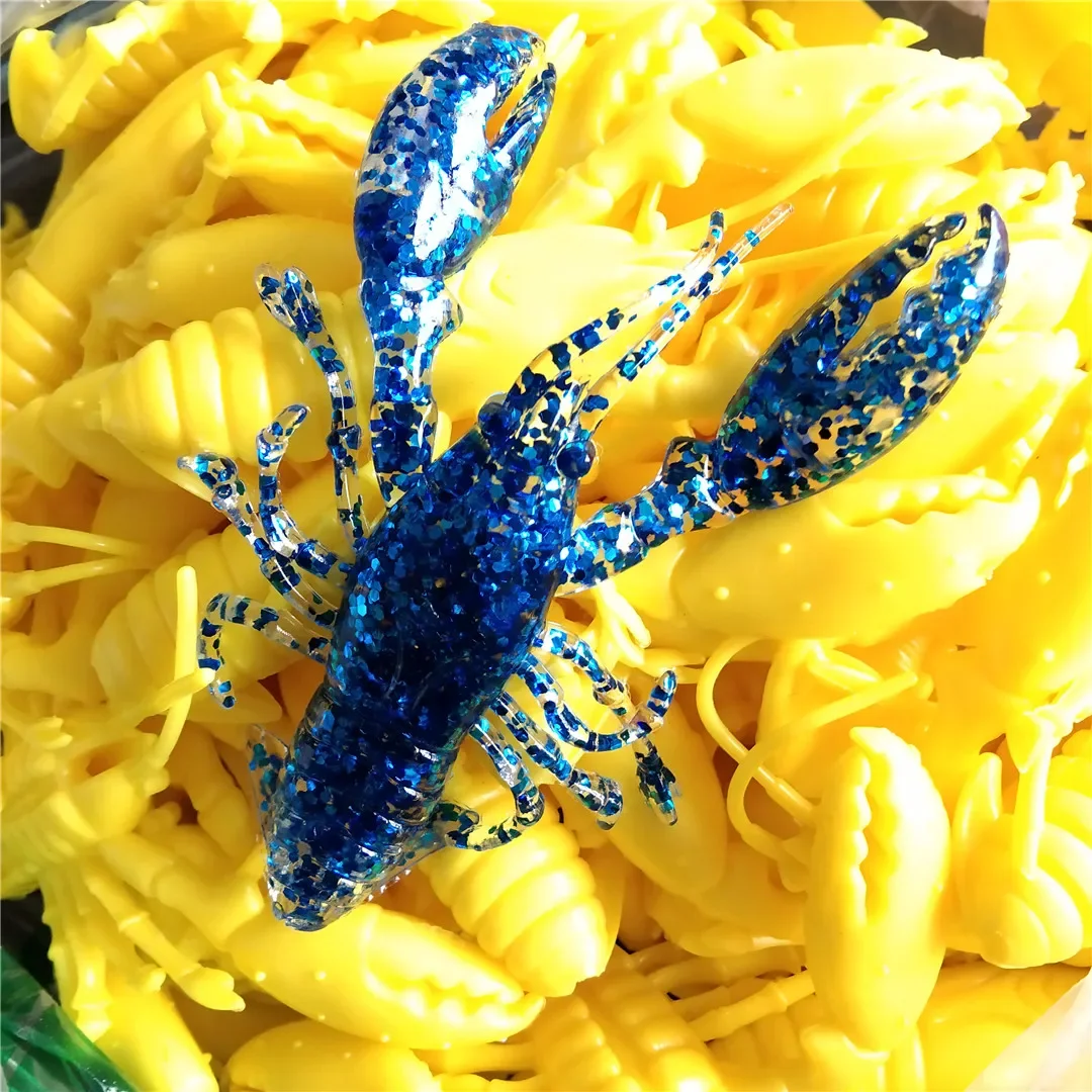 4 Uds 9cm 12,5g señuelos blandos para peces cebos artificiales para camarones aparejos de pesca langosta cangrejo gusano Swimbaits accesorios de pesca - imagen 3