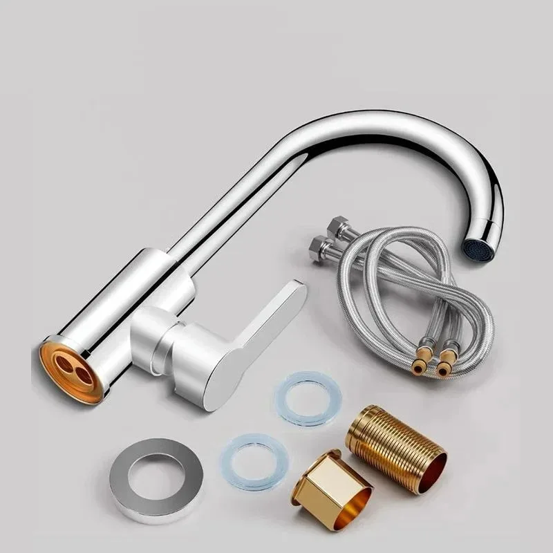 Grifo de cocina frío y caliente para el hogar, a prueba de salpicaduras, lavabo de verduras, lavavajillas, fregadero de piscina - imagen 2