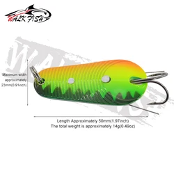 WALK FISH cuchara giratoria trucha 50mm – Señuelo spinner