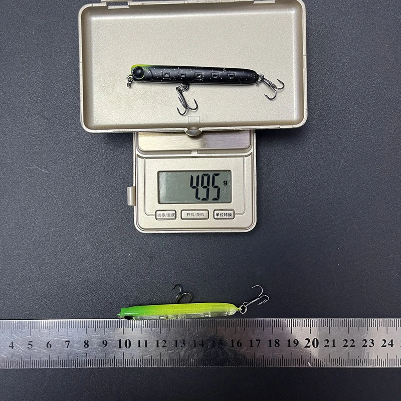 Señuelo de pesca con lápiz de hundimiento lento, 60mm, 4,8g, Wobblers, cebo duro Artificial para lubina, agua dulce, agua salada, aparejos de natación de plástico - imagen 5