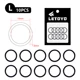 L10PCS silicone ring