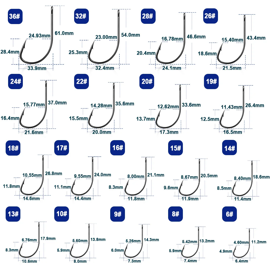 Anzuelos de pesca de 9KM, anzuelo de cebo vivo de agua salada, 50 ~ 200 Uds., anzuelos de pesca de bagre y lubina, aparejos de pesca de trucha, anzuelos de pulpo, accesorios - imagen 2