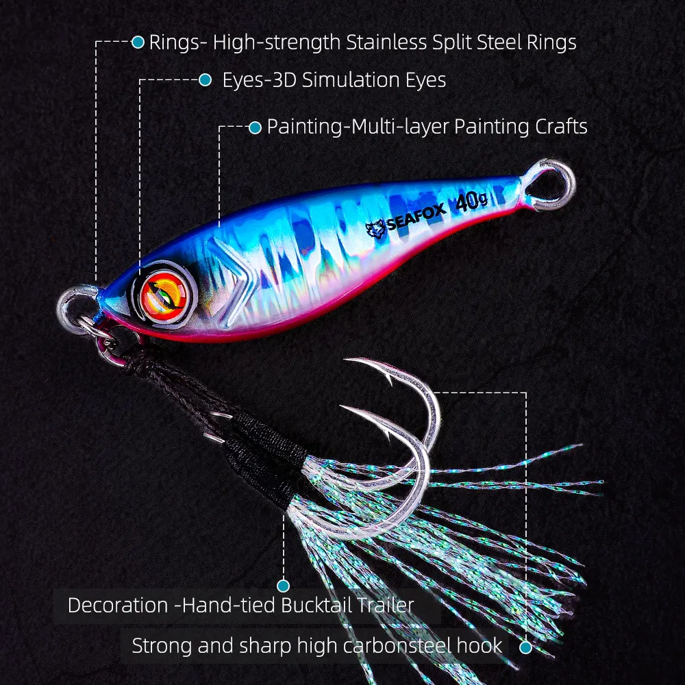 Señuelo metálico SF07 – Jigging y curricán para lubina y trucha - imagen 2