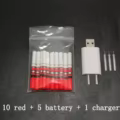 red and 1 charger