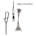 20pcs 17cm silver
