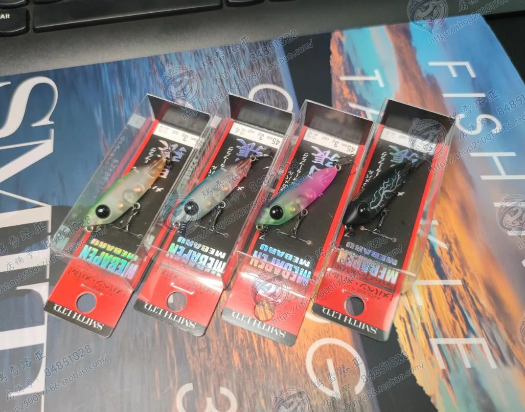 Señuelo japonés Smith MEBAPEN Sneak Pencil Word Dog 3g, cebo poco profundo, Boca de inclinación, microcebo sumergido - imagen 2