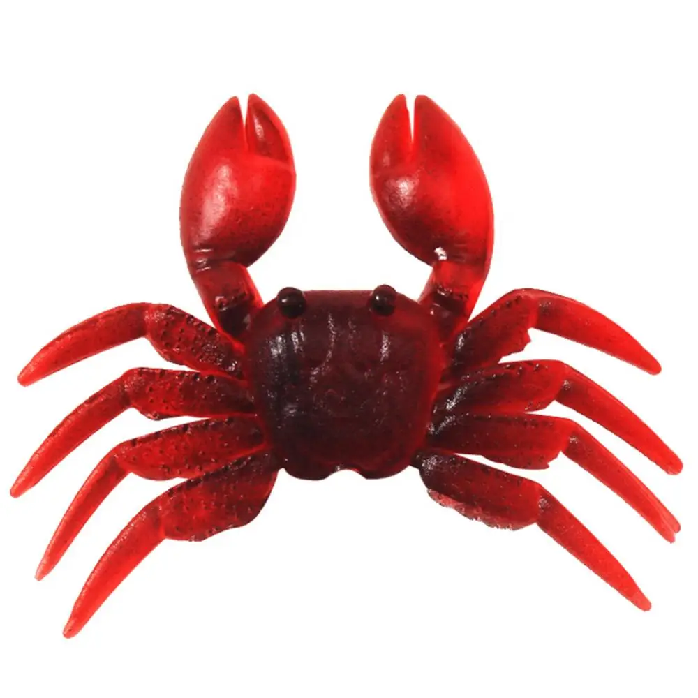 ALASICKA 5 uds 8cm Wobbler cangrejo en forma de cebo de natación pesca Artificial Lifelikes señuelo aparejos cebo de pesca simulación señuelos de peces - imagen 3