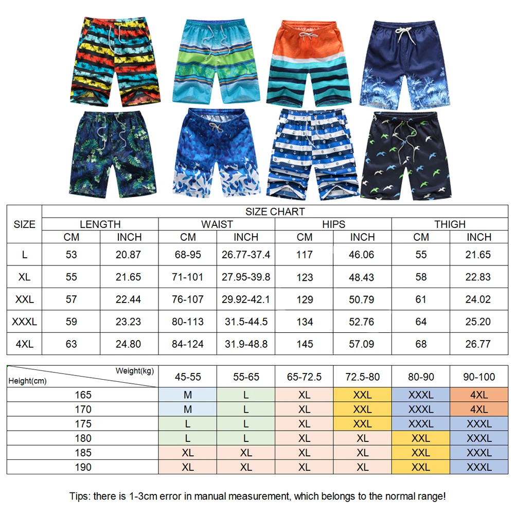 Pantalones cortos de surf con cintura elástica y cordón estampado - imagen 4