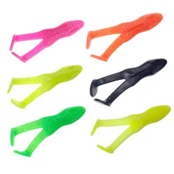 5 Piezas de Señuelos de Pesca de Silicona Suave, Señuelo de Pesca Tipo Jigging, Mini Señuelo Suave de 8.5cm 9.5cm, Producto de Pesca