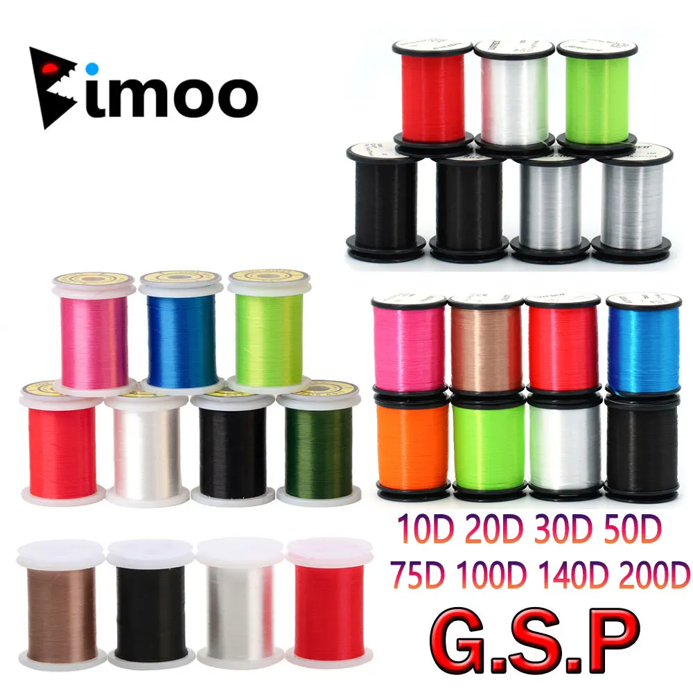 10D 20D 30D 50D 100D 75D 140D 200D GSP atado de moscas hilo de polietileno línea de atado de alta resistencia para mosca de Streamer de Lucio húmedo seco - imagen 4