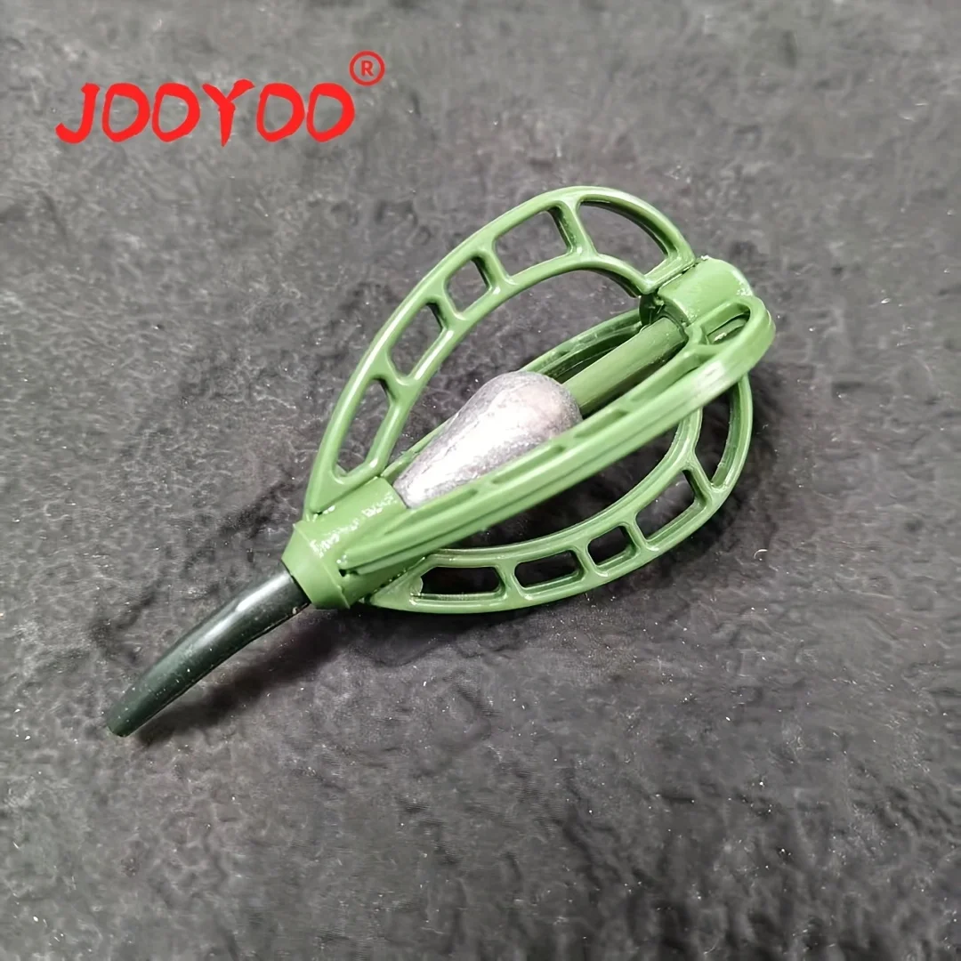 Alimentador de pesca europeo de 20G/30G/40G, plomo ponderado con dispensador de cebo, sistema de alimentación antienganches de fundición larga, 1 ud. - imagen 3