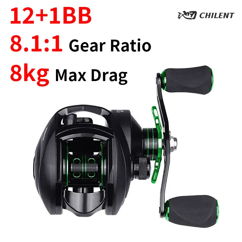 Molinete de Pesca CHILENT BS2000 com 12+1 Rolamentos (BB), Arrasto Máximo 8kg e Relación de Engrenagens 8.1:1 - imagen 2