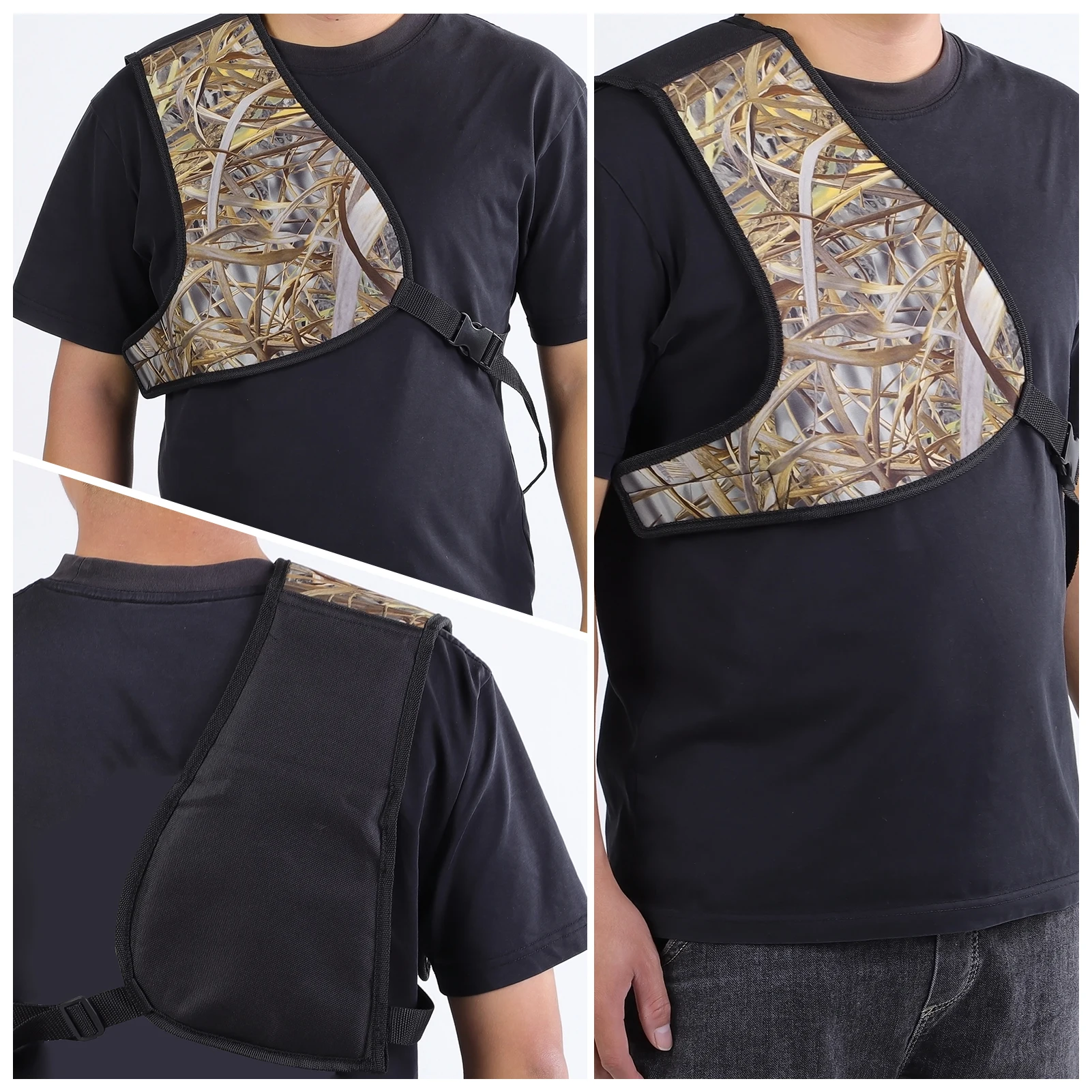 Cojín Hombrera Protector ajustable absorbente de golpes para acolchado de retroceso de rango de mano derecha - imagen 3