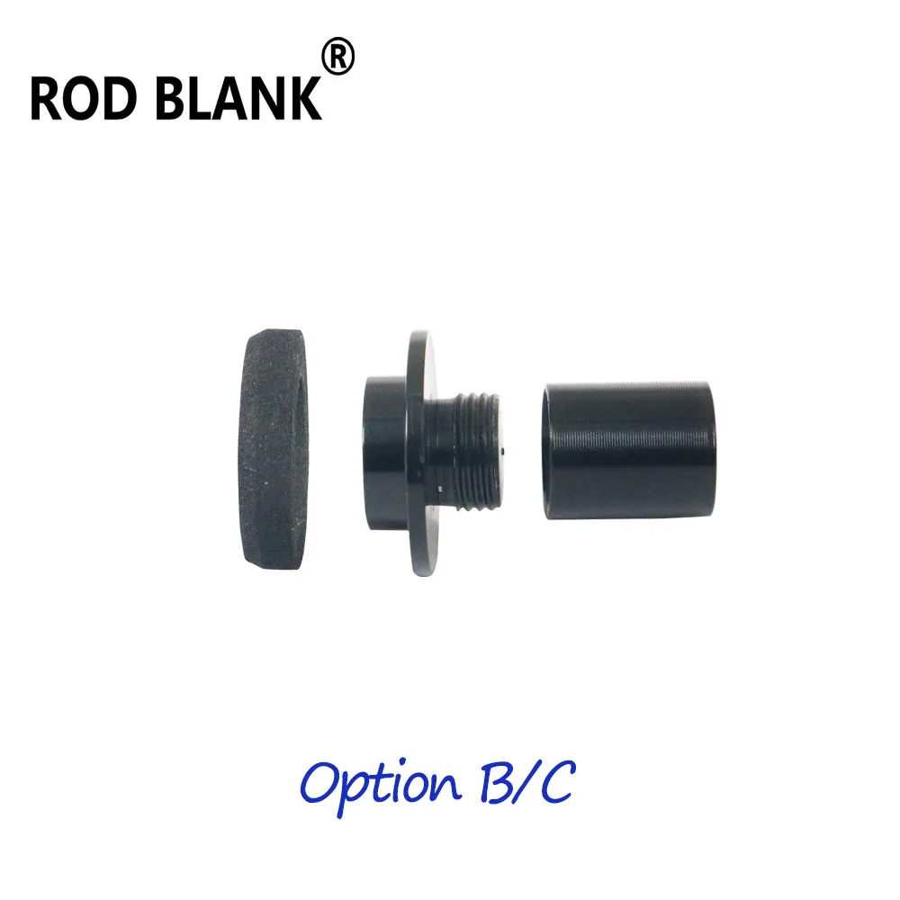 Caña en blanco de aluminio con tapa desmontable para reparación DIY - imagen 5
