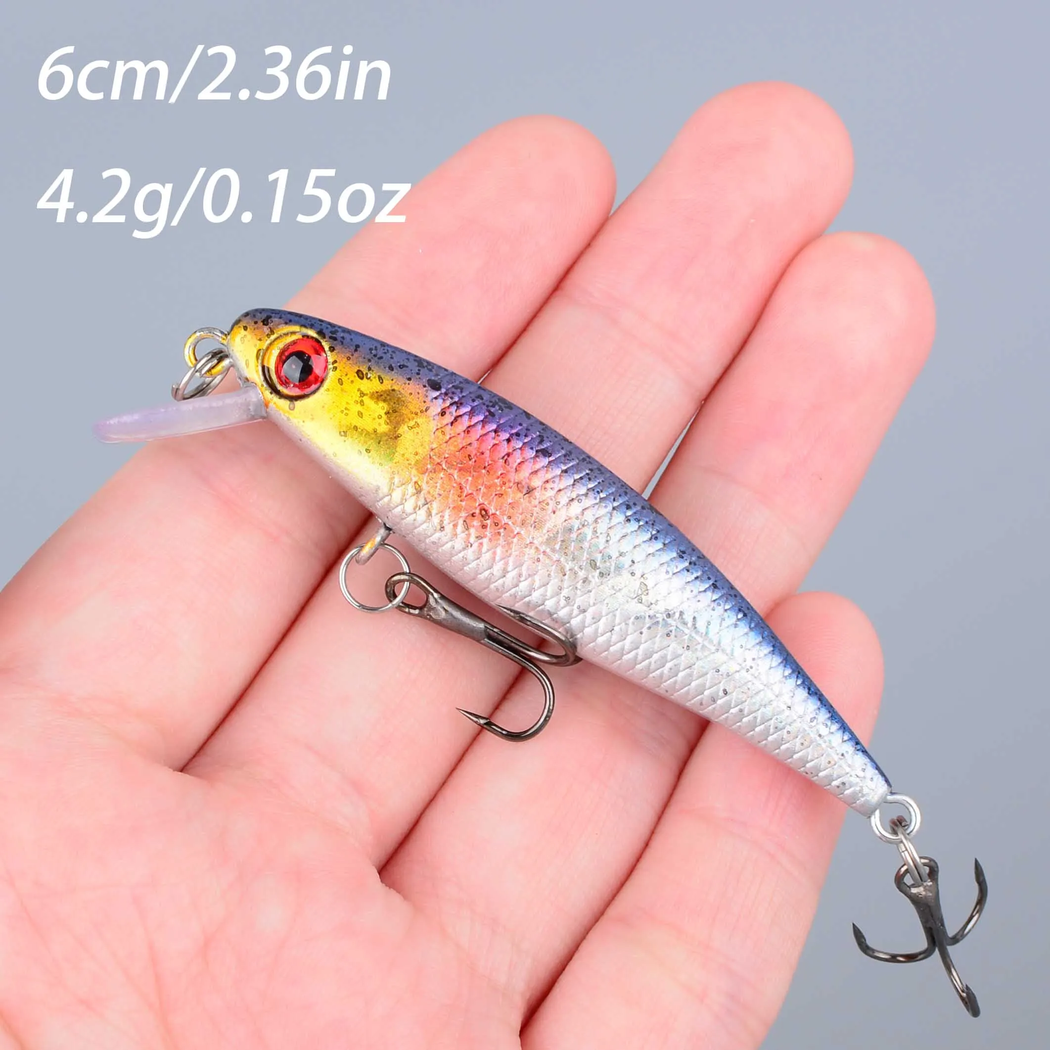 Señuelo Minnow Hundido Jerkbait para Lubina y Lucio - imagen 4
