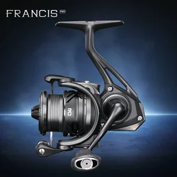 Carrete de pesca giratorio TSURINOYA FRANCIS FS PRO 800S 1000 C2000S 2500S 3000M 4000M 158g carrete poco profundo versátil lubina de fundición larga