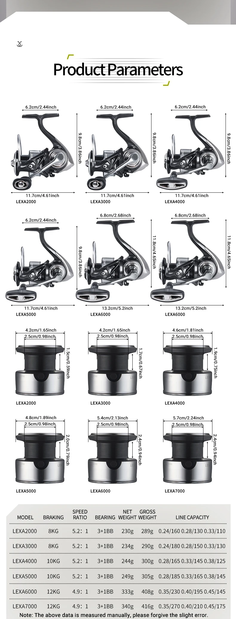 Descubra el equilibrio perfecto de rendimiento y diseño con nuestros versátiles carretes de pesca