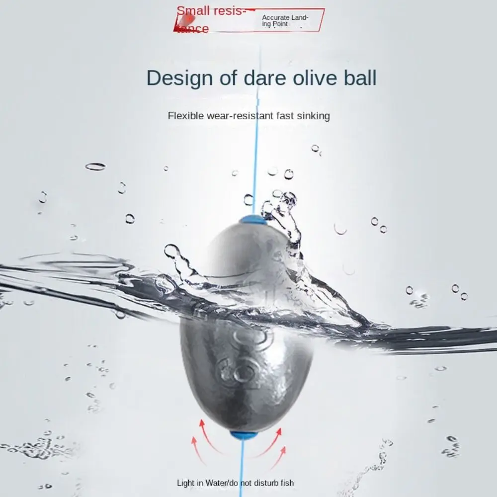 Plomo de pesca de carpa, 10 Uds., 3g-50g, con tapón de plástico, plomo de peso de pesca, plomo de núcleo suave de silicona - imagen 4