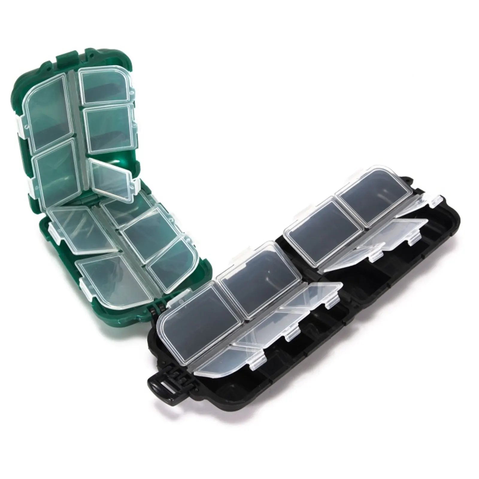 Caja de pesca de alta resistencia, compartimentos de plástico, almacenamiento de accesorios, contenedor de aparejos, organizador ajustable - imagen 5