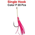P 20Pcs Single Hook