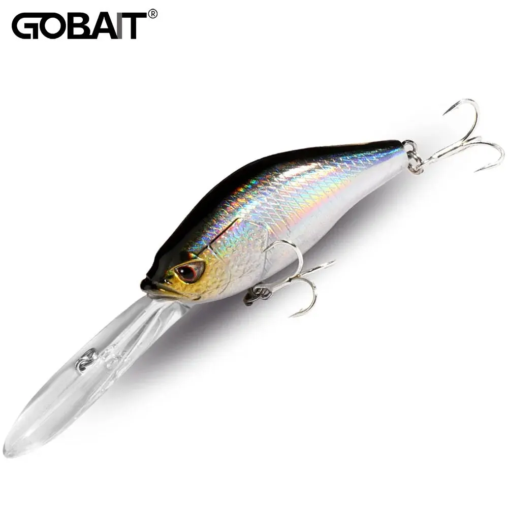 Minnow flotante, bola de acero Wobbler, sistema de equilibrio de balasto de cobre, Swimbait, anzuelo de Pesca, aparejos de manivela, señuelo de Pesca, 12g, 10cm
