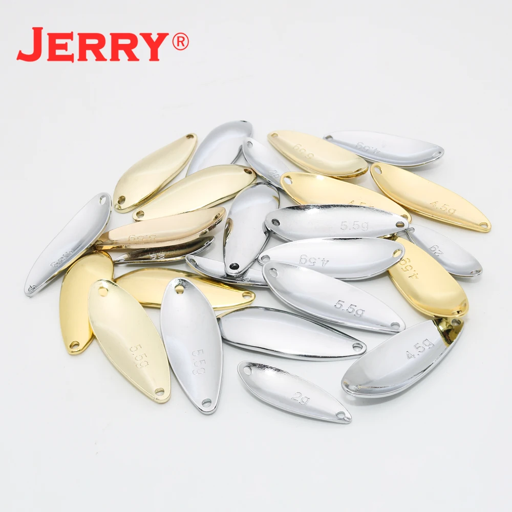 Jerry Scorpio-SEÑUELOS DE Pesca, 50 piezas, 2g, 3g, 4,5g, 5,5g, sin pintar, en blanco, zona de lago, trucha - imagen 4