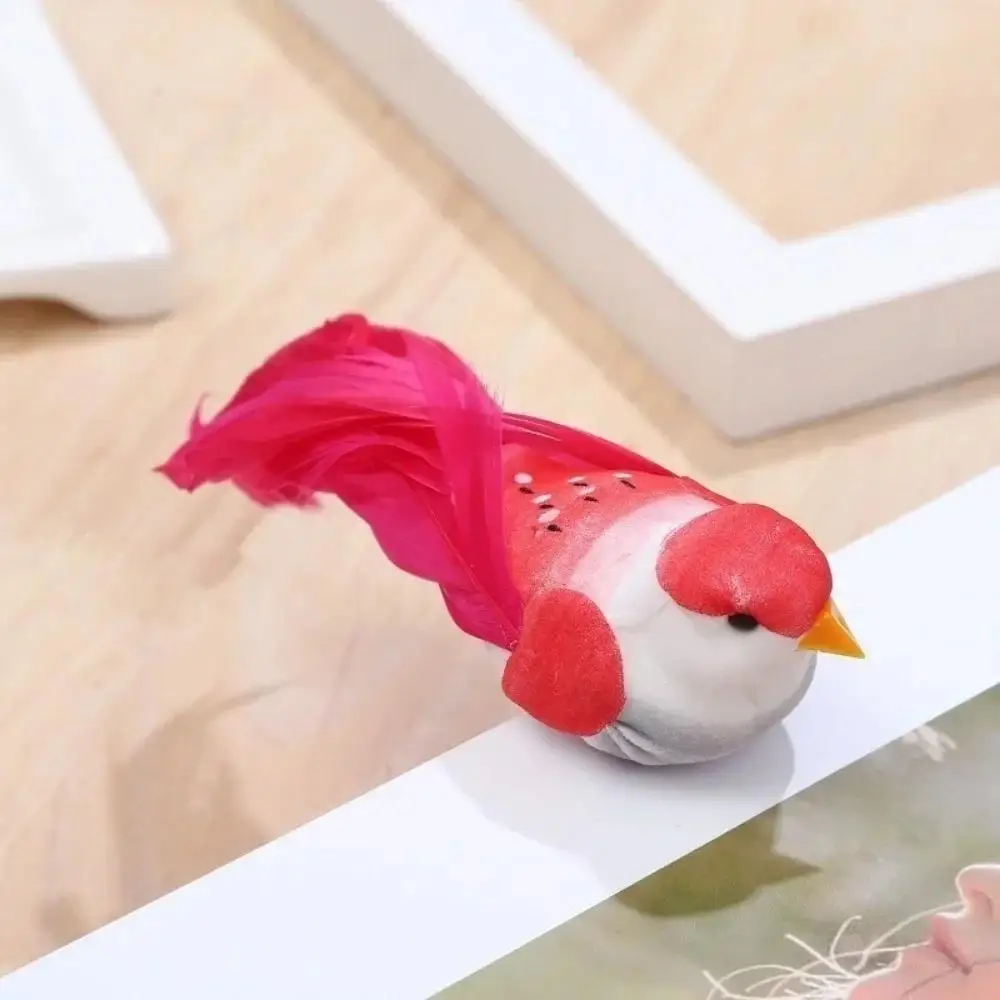 Pájaros artificiales decorativos de burbuja – Adornos coloridos para jardín y exterior - imagen 3