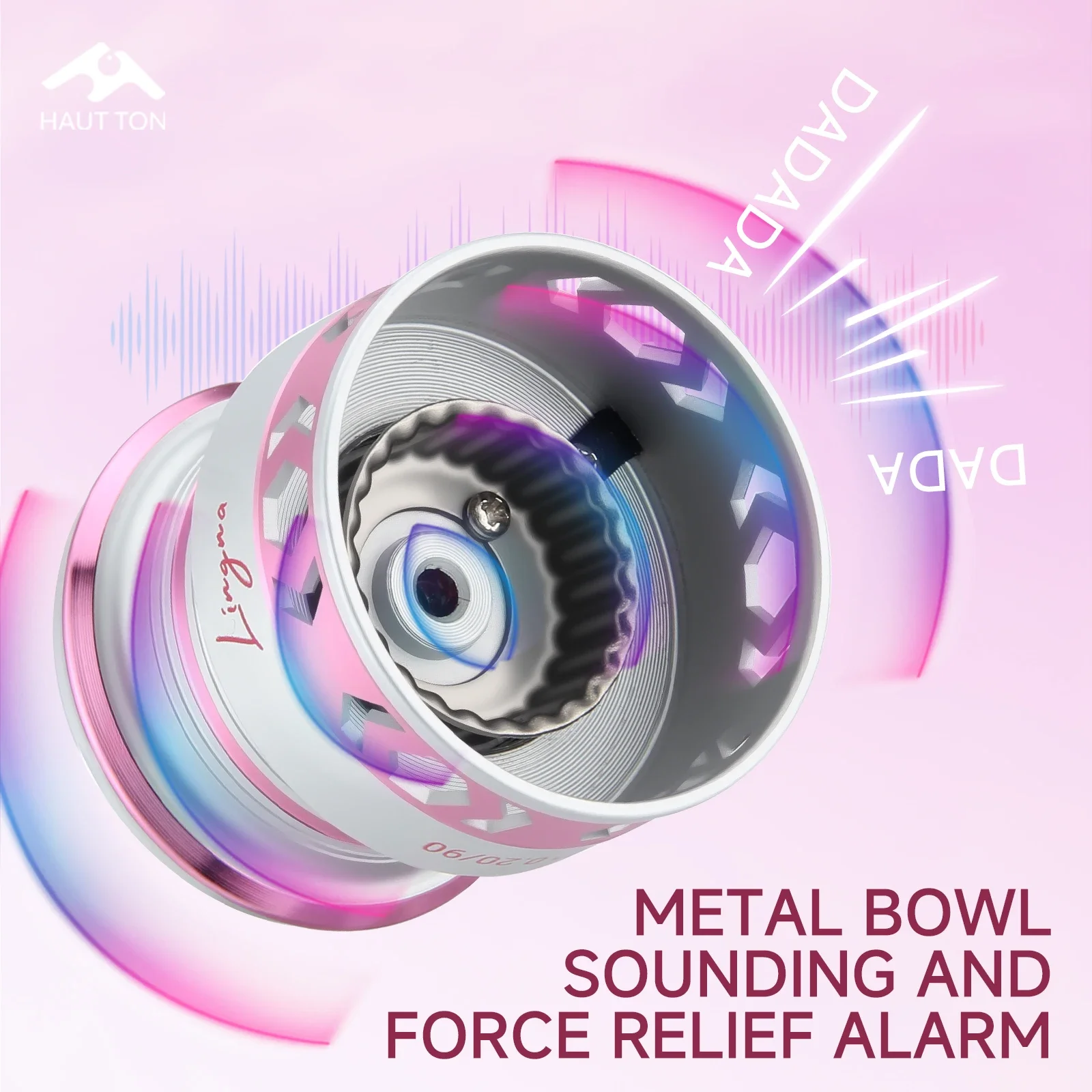 Carrete de pesca giratorio ligero PINK PURPLE, 3 + 1BB, relación de engranaje de alta velocidad 5,2: 1, arrastre máximo de 8KG, carrete de Metal y brazo basculante - imagen 3