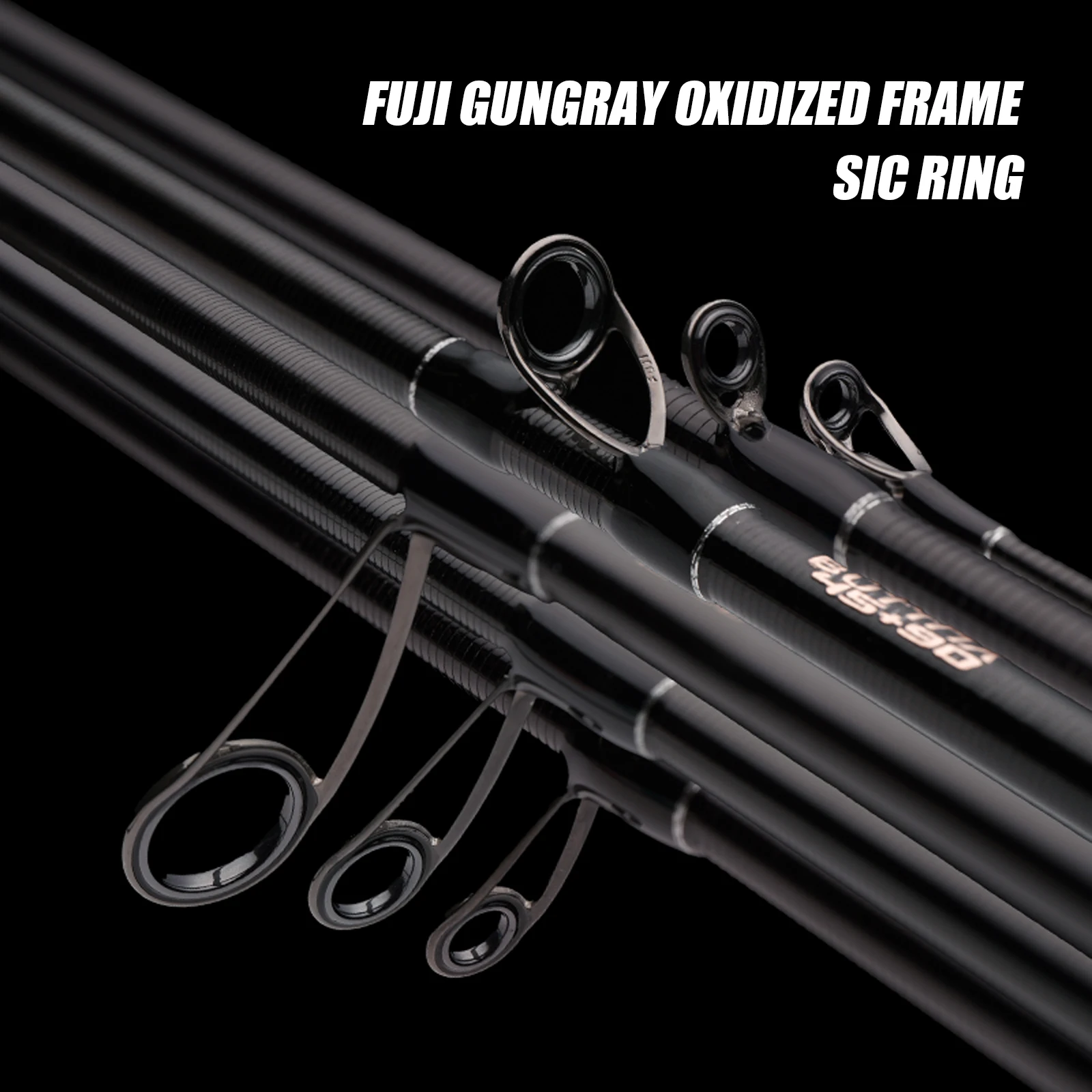 Caña de lubina PURELURE REALM, caña Zander de cebo suave de carbono Toray M40X EX F/F, acción Fuji SIC, anillo giratorio, fundición, Lucio de pesca - imagen 4