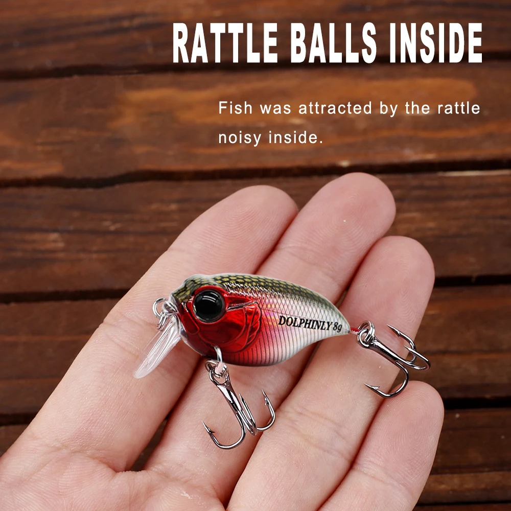 Señuelos de pesca de pececillo de 4,3 cm, ojos artificiales simulados en 3D, cebo falso, anzuelo de púas afiladas para Bream, accesorios de pesca de lubina - imagen 3