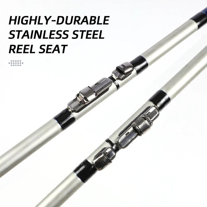 MIFINE-caña de pescar telescópica MAGICA BOLO, 4M, 4,5 M, 5M, peso de fundición 50-100g, de carbono, ultraligera, para viaje al aire libre - imagen 5