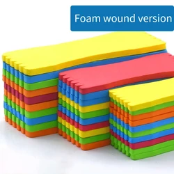 Carretes de espuma de pesca, tabla de bobinado de sedal, soporte de aparejo, accesorios de sedal, bobinadoras de aparejo, Color aleatorio, 10 Uds.