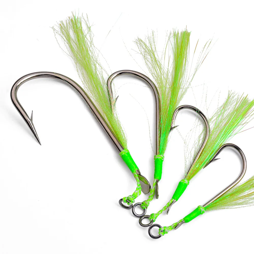 Gancho jigging mango largo pluma pesca vertical lenta barco alta mar