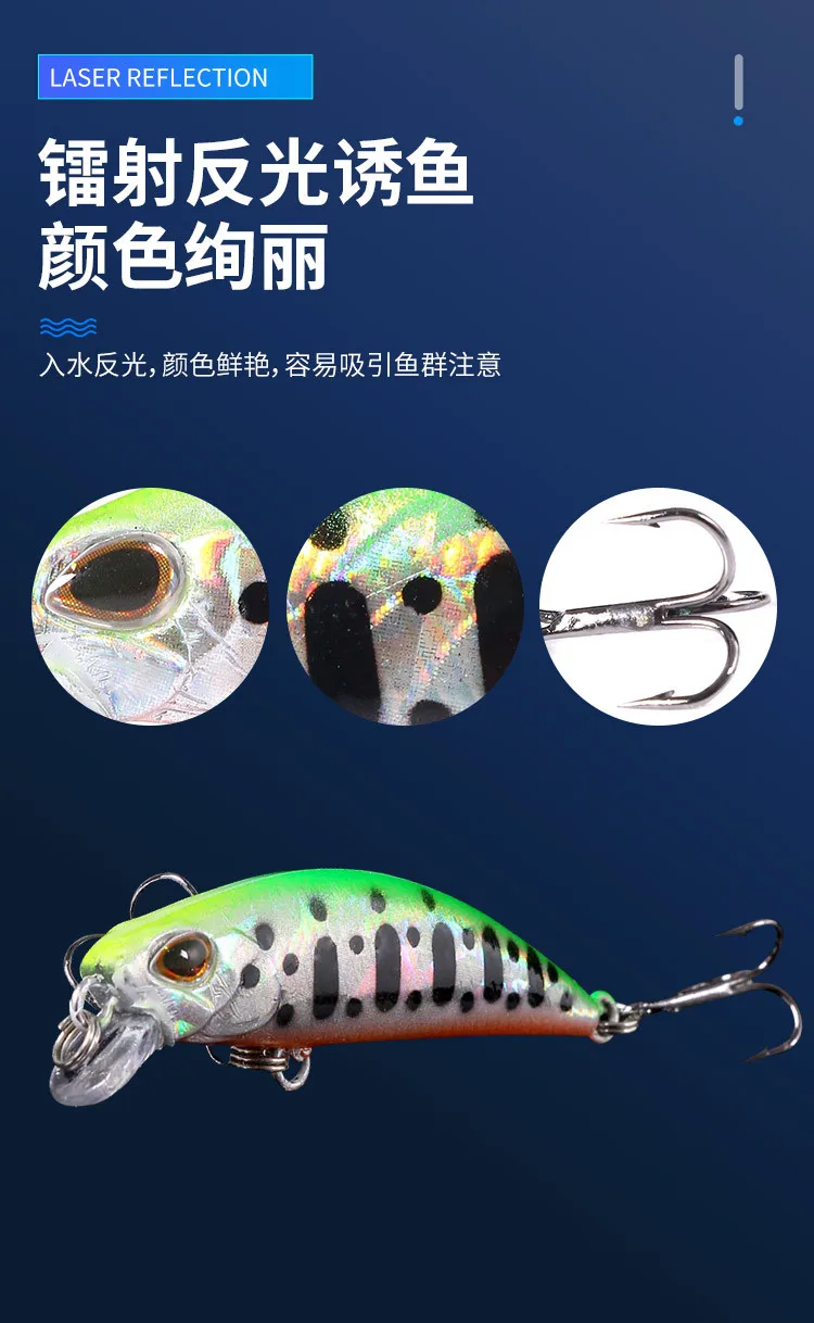 Experimente el mejor señuelo de pesca con tecnología de reflexión láser para una mejor visibilidad y rendimiento